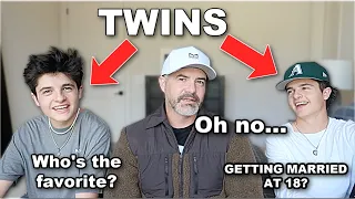 Dad of Identical Twins answers questions about being the Dad of Twins! | Brock and Boston