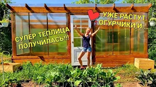 Деревянная теплица своими руками-ГОТОВА!!!Сделай и Себе!)