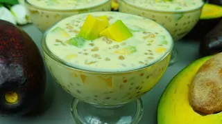 Have you tried this dessert before? Creamy and Delicious very easy to make | Avocado Sago