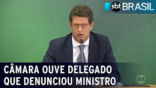 Câmara dos Deputados ouve delegado que denunciou ministro Ricardo Salles | SBT Brasil (26/04/21)