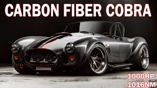 The Legendary Shelby Cobra Reimagined: A 1,000 HP Carbon Fiber Masterpiece