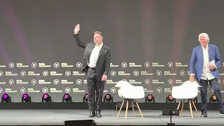 Elon Musk at Viva Tech Paris 2023 (#1 of several clips) - coming on stage