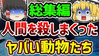 【総集編】【作業用】動物たちが起こした恐ろしすぎる事件まとめ【ゆっくり解説】