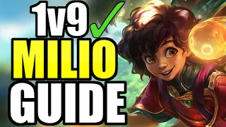 How to play Milio Support PERFECTLY... (1V9 MILIO GUIDE)