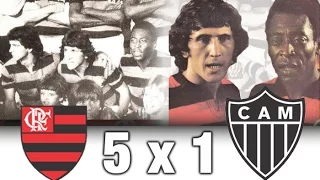 Flamengo 5 x 1 Atlético MG * Amistoso 1979 * Pelé e Zico Juntos