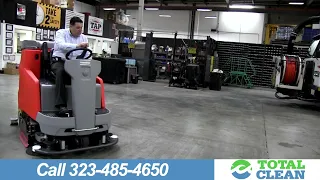Best Ride-on Floor Scrubber, PowerBoss Scrubmaster B260R by Total Clean Equipment - Los Angeles, CA