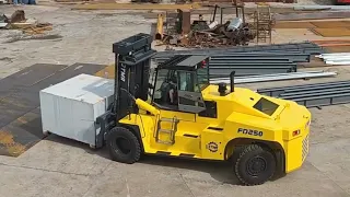 STMA 25ton / 28ton counter balanced fork lift truck with big engine power
