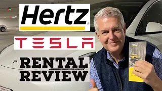 I Rent A Tesla Model Y SUV From Hertz!