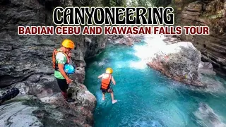 CANYONEERING IN CEBU + KAWASAN FALLS TOUR in Badian Cebu Philippines || Extreme must try adventure