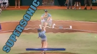 Carly Rae Jepsen throws an amazing first pitch