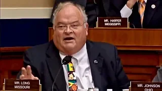 Hilarious - Rep. Billy Long Drowns Out Protester With Auctioneer Call