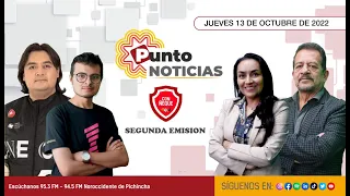 Punto Noticias 2da emisión, Con Ñeque 13 de octubre de 2022
