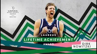Dirk Nowitzki reaction: 2020 Laureus Lifetime Achievement | Full speech