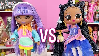 DOLL BATTLE - OMG Tween vs. Barbie Extra Mini Dolls - Unfair Comparison Episode 1