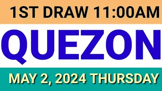 STL - QUEZON May 2, 2024 1ST DRAW RESULT