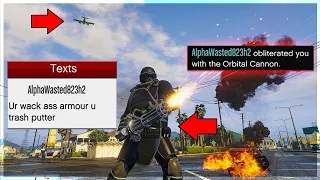 Trolling 2 Salty Griefers With My Ballistic Armor on GTA Online