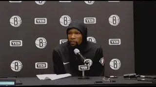 Kevin Durant Postgame Interview | Brooklyn Nets dominate Chicago Bulls 138-112