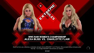 charlotte flair vs alexa bliss for the raw womens championship