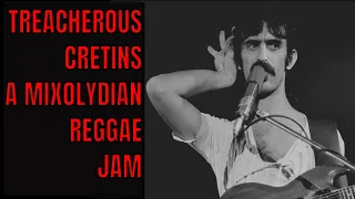 Treacherous Cretins Backing Track Pt 2 | Frank Zappa Style Guitar Jam Track (A Mixolydian b6)