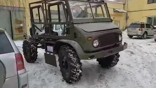 Первый выезд товарища на Unimog 404 (унимог 404) с M123.