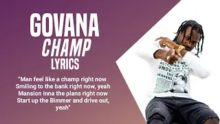 GOVANA - CHAMP (Lyrics)