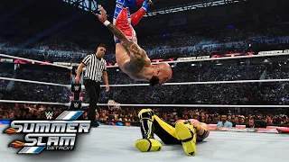 Ricochet hits Logan Paul with high-flying Hurricane Neckbreaker: SummerSlam 2023 Highlights