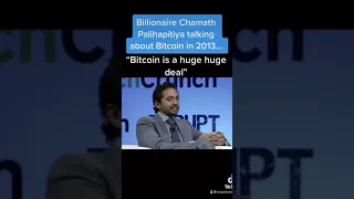 Chamath Palihapitiya: Bitcoin Is A HUGE HUGE Deal! #shorts