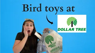 FINDING BIRD TOYS AT DOLLAR TREE!!!! #cockatoobird #dollartree #birdtoys