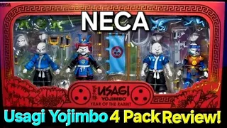 NECA: Usagi Yojimbo "Year of the Rabbit" 4pack (TMNT) Review!