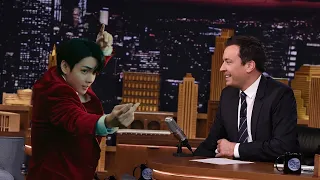 V BTS moment taught Kung Fu by Jackie Chan criticized by Jimmy Fallon