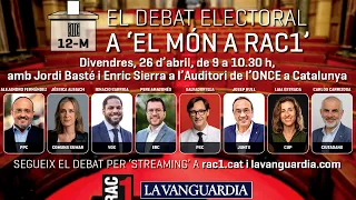 El debate electoral de los candidatos a la presidencia de Catalunya de ‘La Vanguardia’ y RAC1