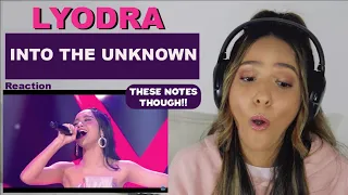 LYODRA - INTO THE UNKNOWN (Idina Menzel ft. Aurora) | Indonesian Idol 2020 |  REACTION!!