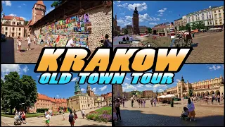 KRAKÓW Old Town walking tour ||  Spacer po Starym Mieście - Kraków  Poland |4k|