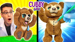 Abro EL OSO GIGANTE CUBBY EL CURIOSO de FurReal ✂️ ¿Qué Hay Dentro?