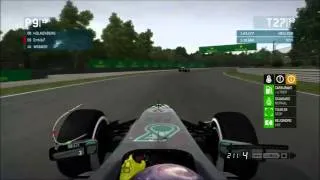 F1 Racing Live - 3x12 @ Monza - Online race on F1 2013 PS3 - onboard Elthib