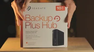 Seagate 10TB Backup Plus Hub Unboxing