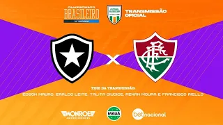 Botafogo x Fluminense - Ao Vivo - TRANSMISSÃO OFICIAL - Narração Edson Mauro - Futebol Globo CBN