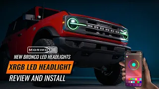 NEW Bronco Headlights with RGB features! | Review and Install | Headlight Revolution