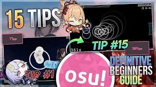 15 Tips for Instant Improve in osu! | The Definitive Beginners Guide