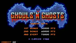 Ghouls n Ghosts Arcade Longplay. 1cc
