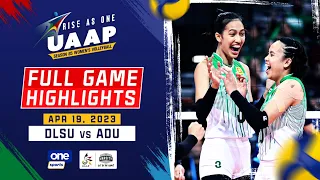 DLSU vs. AdU round 2 highlights | UAAP Season 85 Women's Volleyball - Apr. 19, 2023