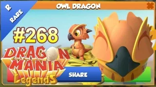 Owl Dragon Hatching + Narwhale Breeding! - Dragon Mania Legends #268