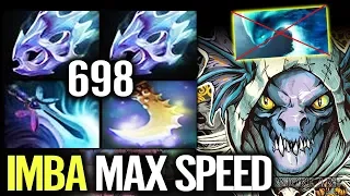 MAX SPEED Cancer AGI STEAL New Imba SLARK 8000 mmr Build 7.21Epic Dota 2 gameplay