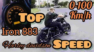 harley davidson sporster 883 acceleration top speed 240 tyre