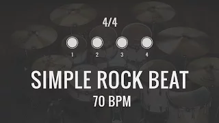 70 BPM - Simple Rock Drum Track