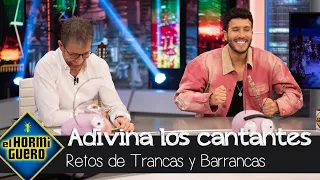 Sebastián Yatra adivina los cantantes que Trancas y Barrancas transforman en perros - El Hormiguero