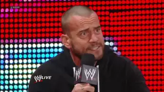 CM Punk invokes his rematch clause to face The Rock at Elimination Chamber: Raw, Jan. 28, 2013