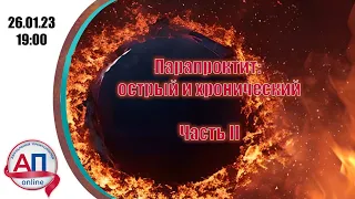 Парапроктит: острый и хронический. Часть 2