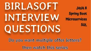 Java Interview Questions from BIRLASOFT You Need to Know!