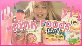 I ONLY ATE PINK FOODS FOR 24 HOUR CHALLENGE